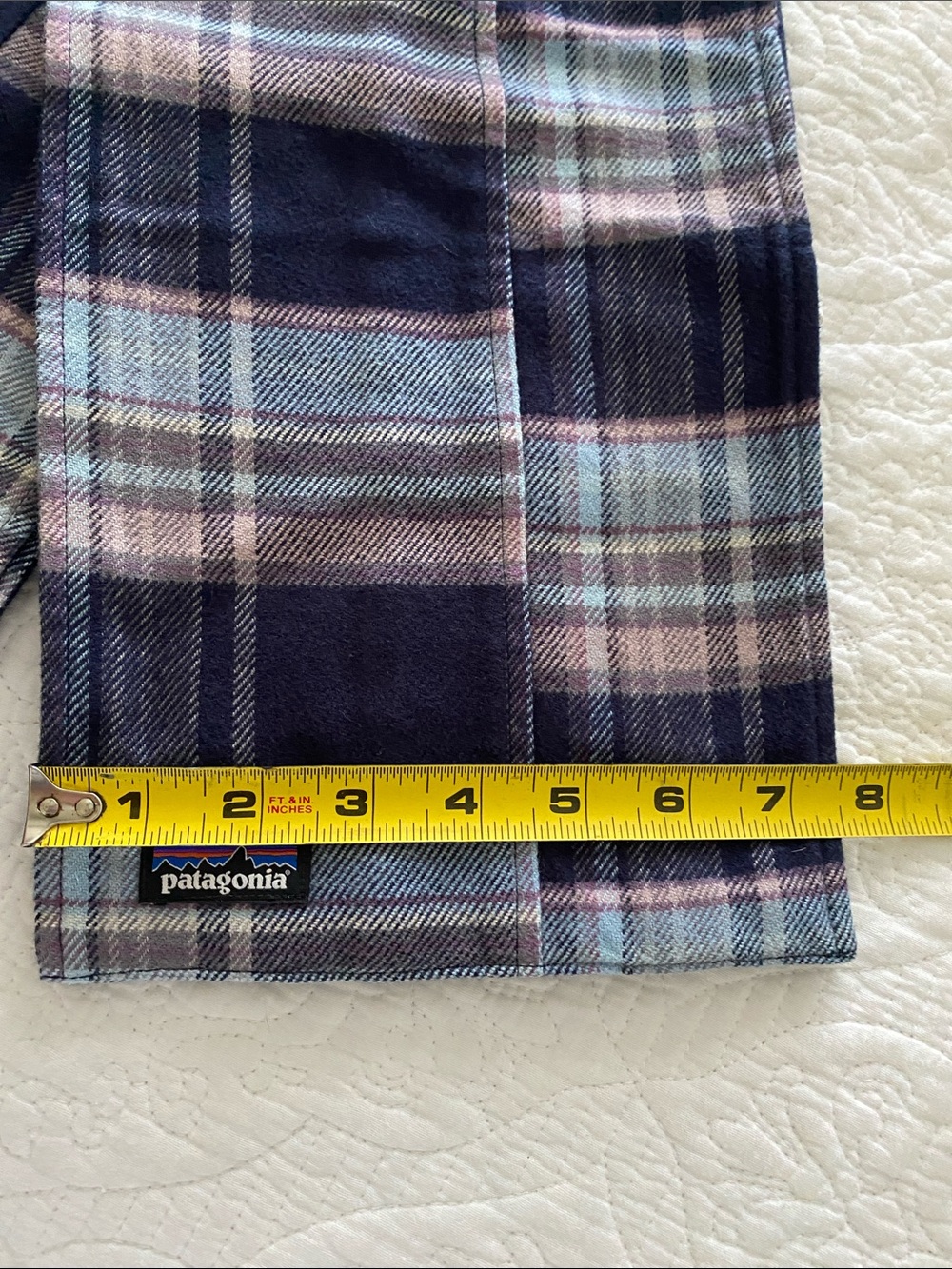 Patagonia Fjord Flannel Patchwork made of 100% organic cotton - Picture 4 of 6